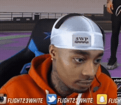 Man Wearing 3WP Headband GIF