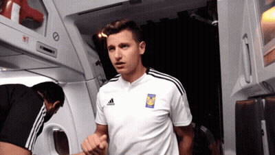 Man Wearing Adidas White Shirt GIF