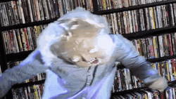 Man Wearing Alien Mascot Does Bad Dancing GIF