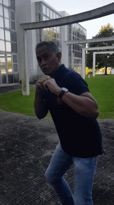 Man Wearing Army Polo Shirt GIF