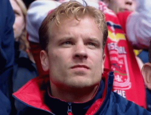 Man Wearing Arsenal Jacket GIF