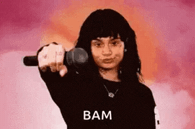 Man Wearing Bandana Holding Microphone GIF