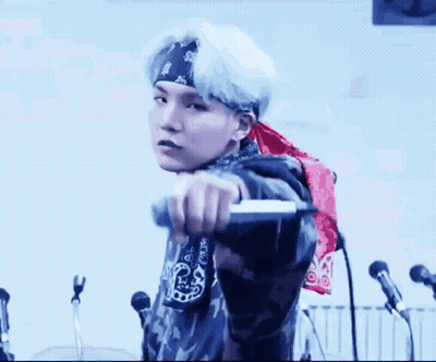Man Wearing Bandana Holding Microphone GIF