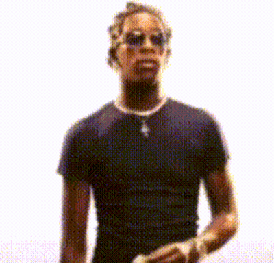 Man Wearing Bandana Saying Milwaukee GIF
