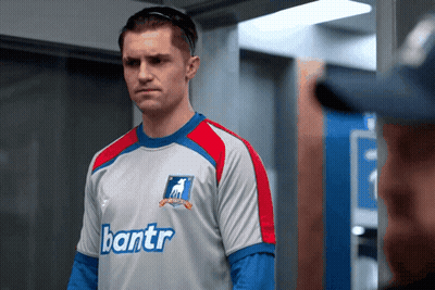 Man Wearing Bantr Shirt GIF