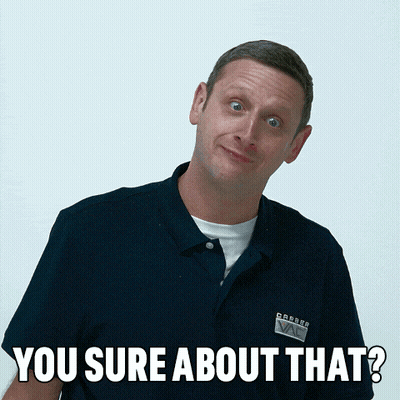 Man Wearing Barber Vac Shirt GIF