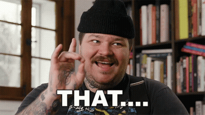 Man Wearing Beanie And T-Shirt GIF