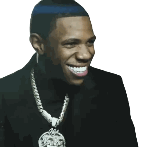 Man Wearing Black Jacket And Necklace Sticker