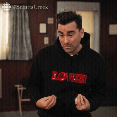 Man Wearing Black Lover Hoodie GIF