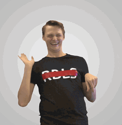 Man Wearing Black Shirt Oh Stop It You GIF