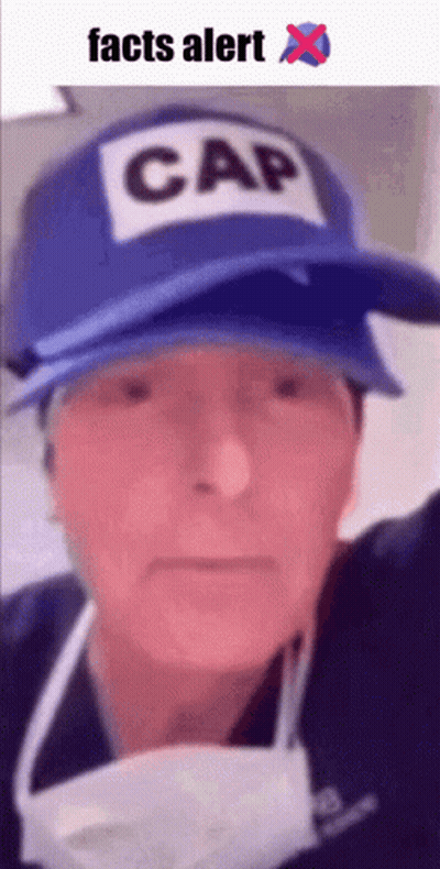 Man Wearing Blue Cap GIF