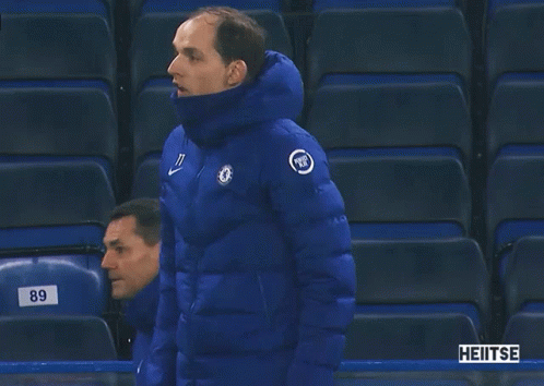 Man Wearing Blue Jacket With Word Heitse GIF