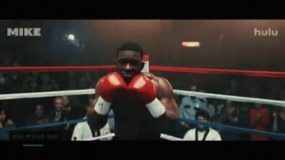 Man Wearing Boxing Gloves GIF