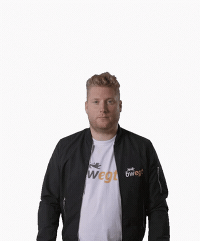 Man Wearing Bwegt Shirt GIF