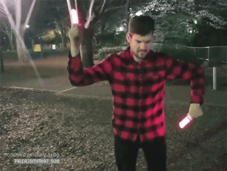 Man Wearing Checkered Weird Dance GIF
