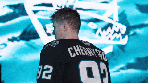 Man Wearing Cherny Jersey GIF