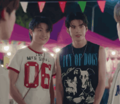 Man Wearing City Of Dogs Shirt GIF
