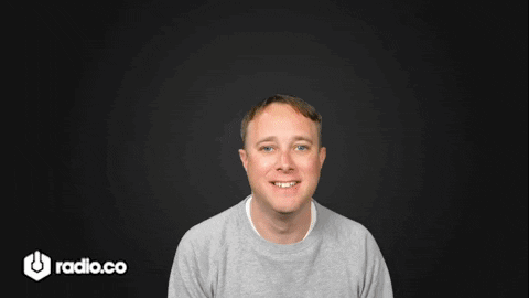 Man Wearing Crown With Radio.co GIF