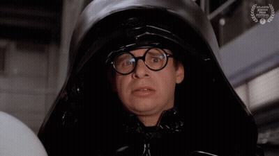 Man Wearing Darth Vader Helmet And Glasses With Award GIF
