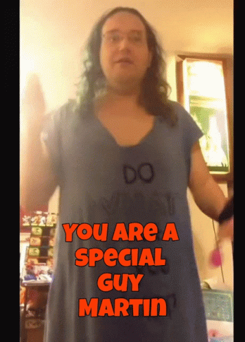 Man Wearing Don't Worry Be Happy Shirt GIF