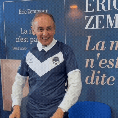 Man Wearing Eric Zemmour Shirt