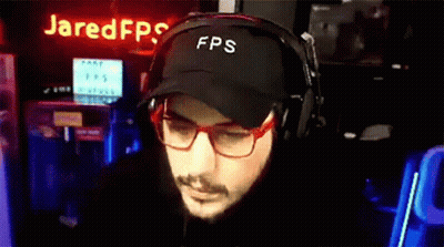 Man Wearing FPS Hat GIF