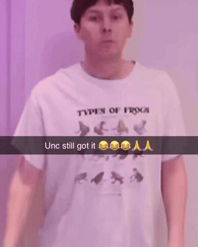 Man Wearing Frog Shirt GIF