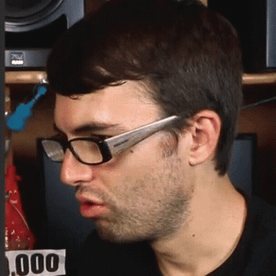 Man Wearing Glasses And '000' Sign GIF