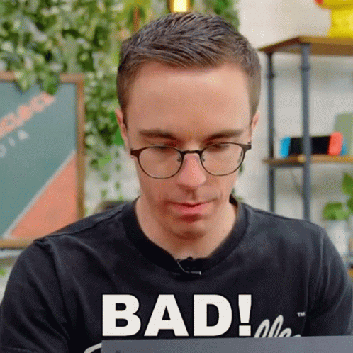 Man Wearing Glasses And Bad Shirt GIF