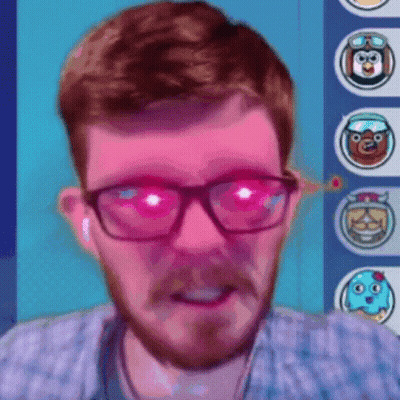 Man Wearing Glasses And Earbuds GIF