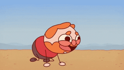 Man Wearing Glasses And Garfield Hat GIF