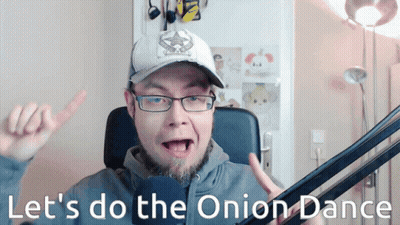 Man Wearing Glasses And Hat Saying Onion Dance GIF