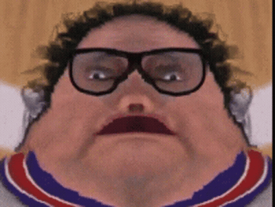 Man Wearing Glasses And Striped Sweater GIF