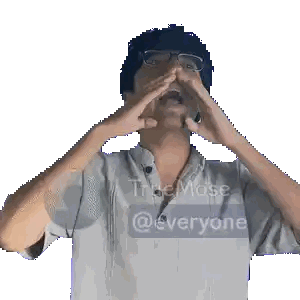Man Wearing Glasses And Tribe Mose Shirt Sticker