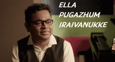 Man Wearing Glasses And Vest Ella Pugazhum Iraivanukke GIF