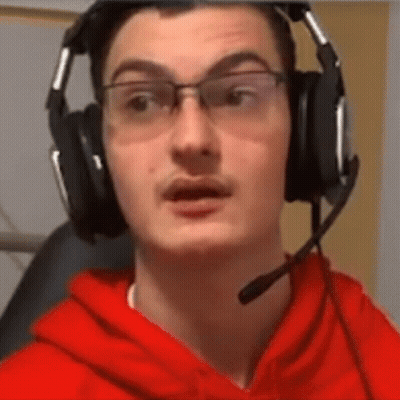 Man Wearing Glasses Headphones And Microphone GIF