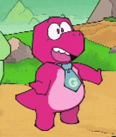 Man Wearing Glasses Holding Purple Easter Egg GIF