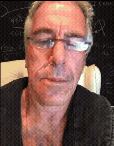 Man Wearing Glasses In Front Of Vision Blackboard GIF