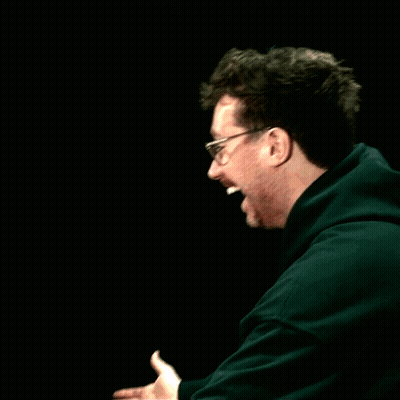 Man Wearing Glasses Laughing GIF
