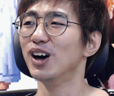 Man Wearing Glasses Making Funny Face