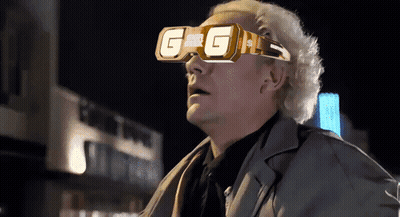 Man Wearing Glasses Saying GG GIF