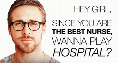 Man Wearing Glasses Saying Hey Girl GIF