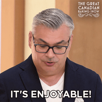 Man Wearing Glasses Says It's Enjoyable GIF