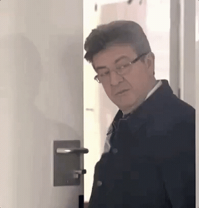 Man Wearing Glasses Standing In Doorway GIF