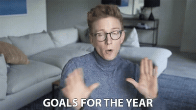 Man Wearing Glasses Talking Goals GIF