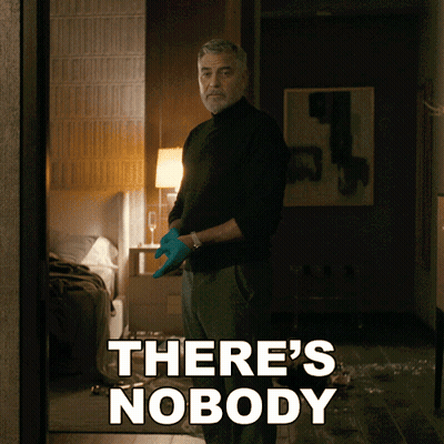 Man Wearing Glasses There's Nobody Above Him GIF