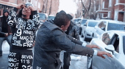 Man Wearing Got Seven Mac 11S Sweatshirt GIF