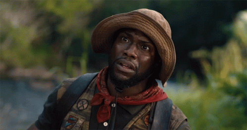 Man Wearing Hat And Bandana With Camp Patch GIF