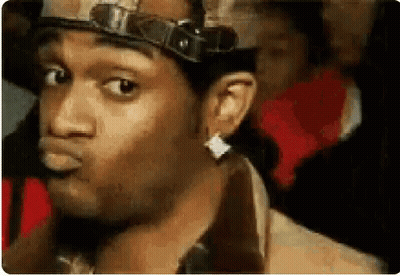 Man Wearing Hat And Goggles Making Face GIF