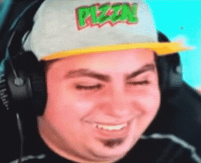 Man Wearing Hat And Headphones Making Funny Face GIF